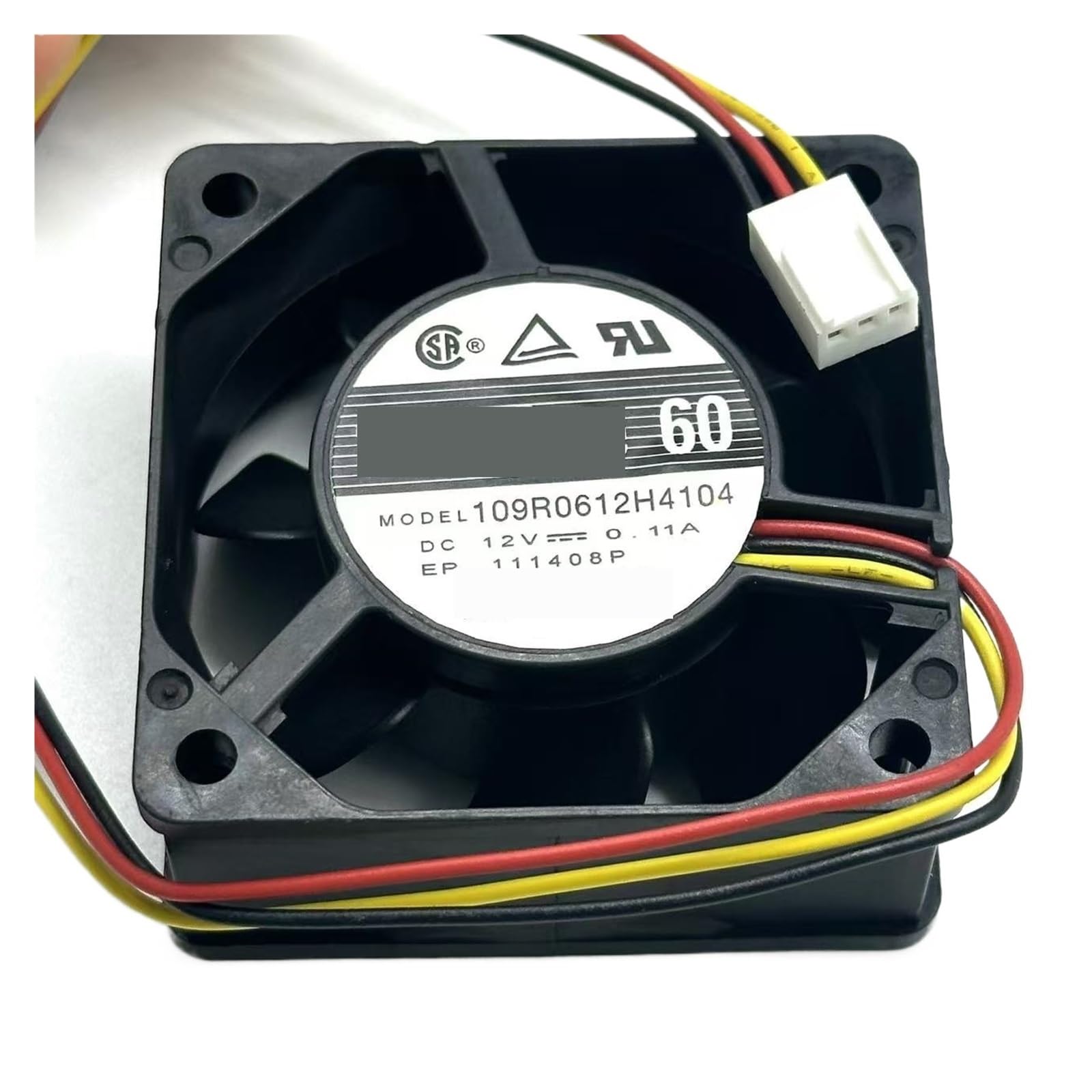 TPKMVGAP 109R0612H4104 DC 12V 0.11A 60x60x25mm 3-wire Server Cooling Fan