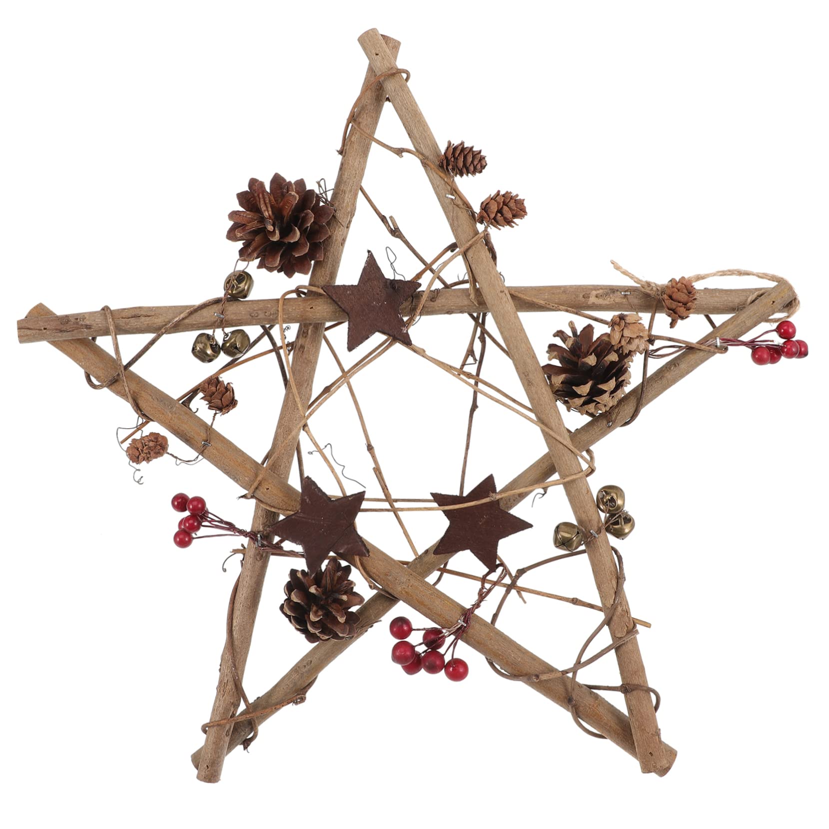COLLBATH Decorazioni Per Albero Di Natale Forma Di Stella Addobbi Natalizi Da Appendere in Materiale Resistente Per Feste e Decorazioni Natalizie