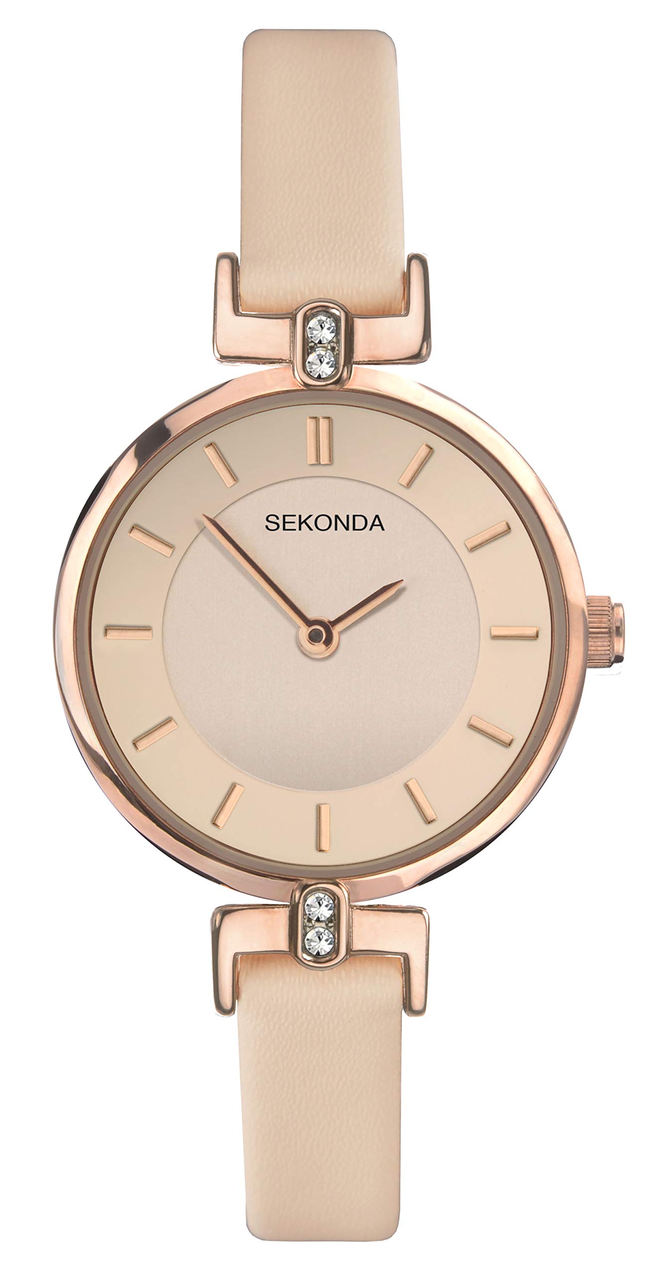 Sekonda Watches Womens Quartz Watch, Analogue Classic Display and Leather Strap 2627.27