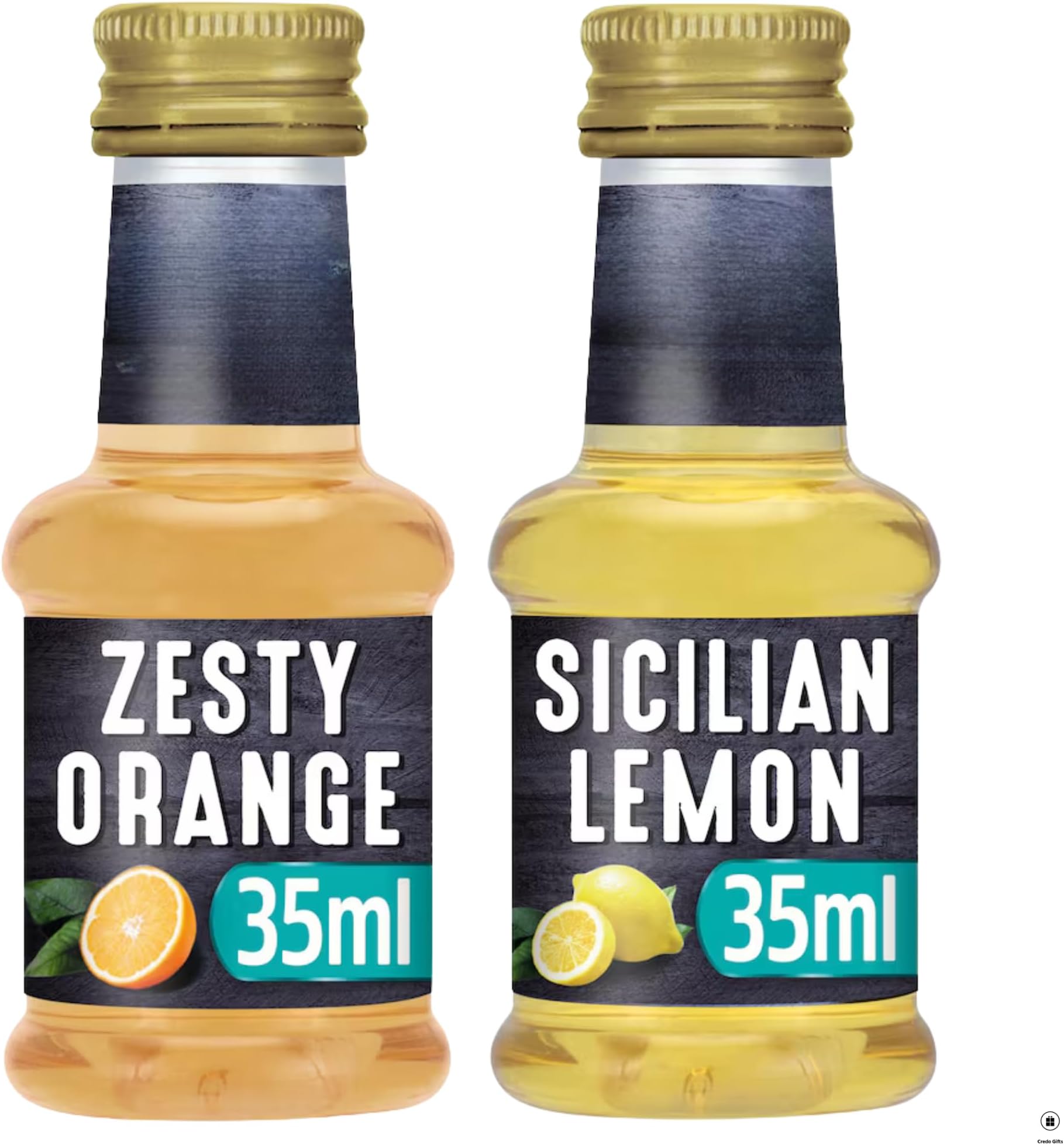 Fruit Extract Bundle with Dr. Oetker Natural Sicilian Lemon Extract 35ml and Natural Zesty Orange Extract 35ml (2 Pack)