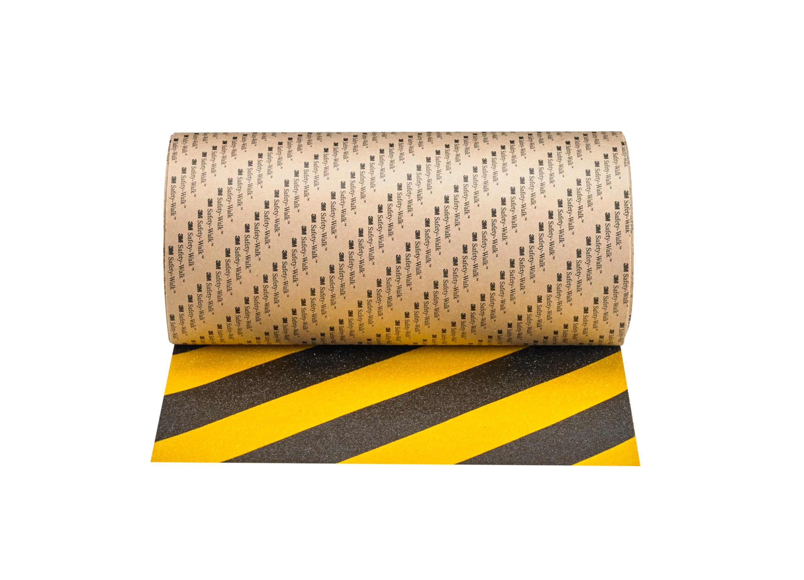 Safety-Walk 3M Safety-Walk Slip-Resistant General Purpose Tapes & Treads 613, Black/Yellow Stripe, 24 in x 60 ft, Roll, 1/Case