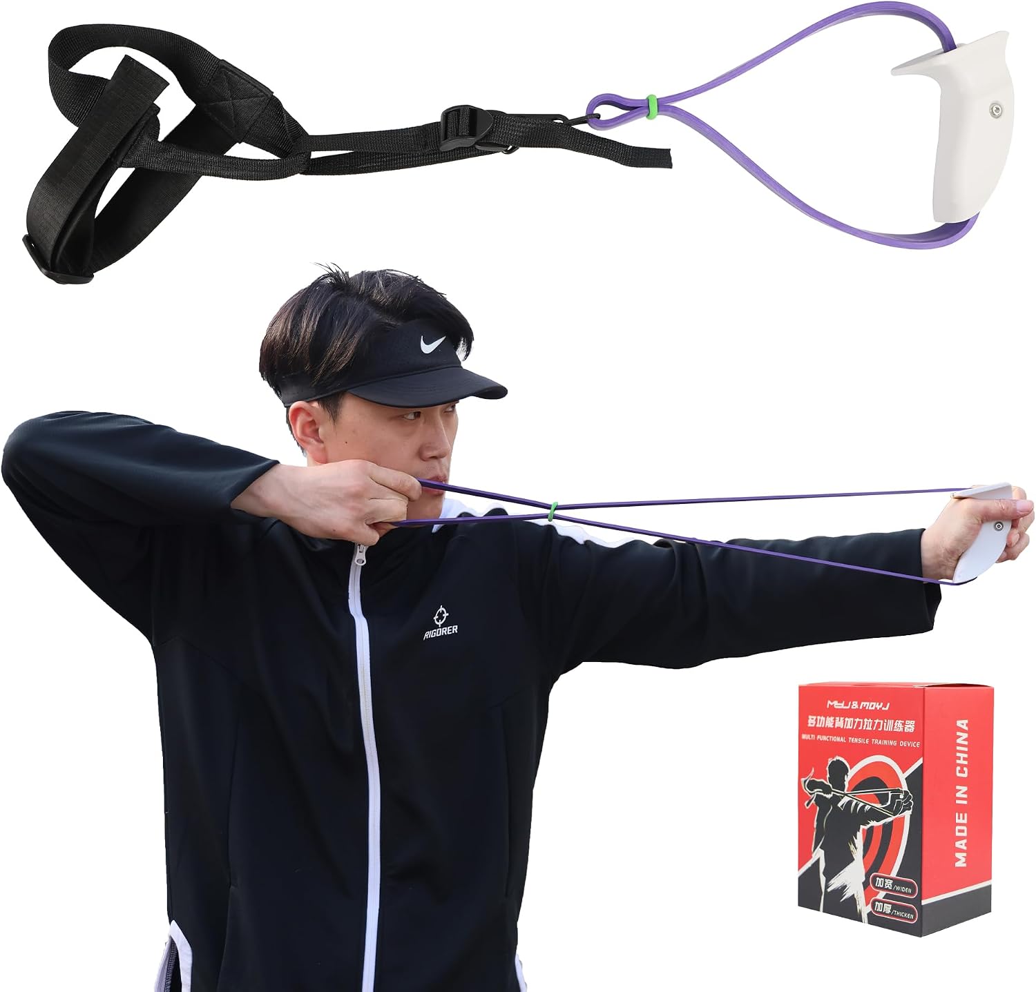Bow Trainer, Simulation Design, The Hand Feel is Very Similar to Holding A Real Bow, with A Large Training Weight of About 30-40 Pounds, Which Can Effectively Simulate Archery Training