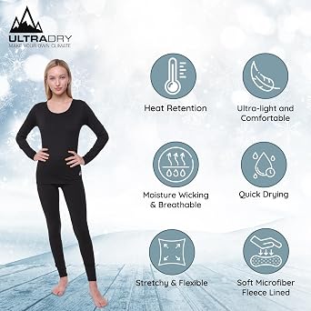 Ultra Dry Women Thermal Underwear Set