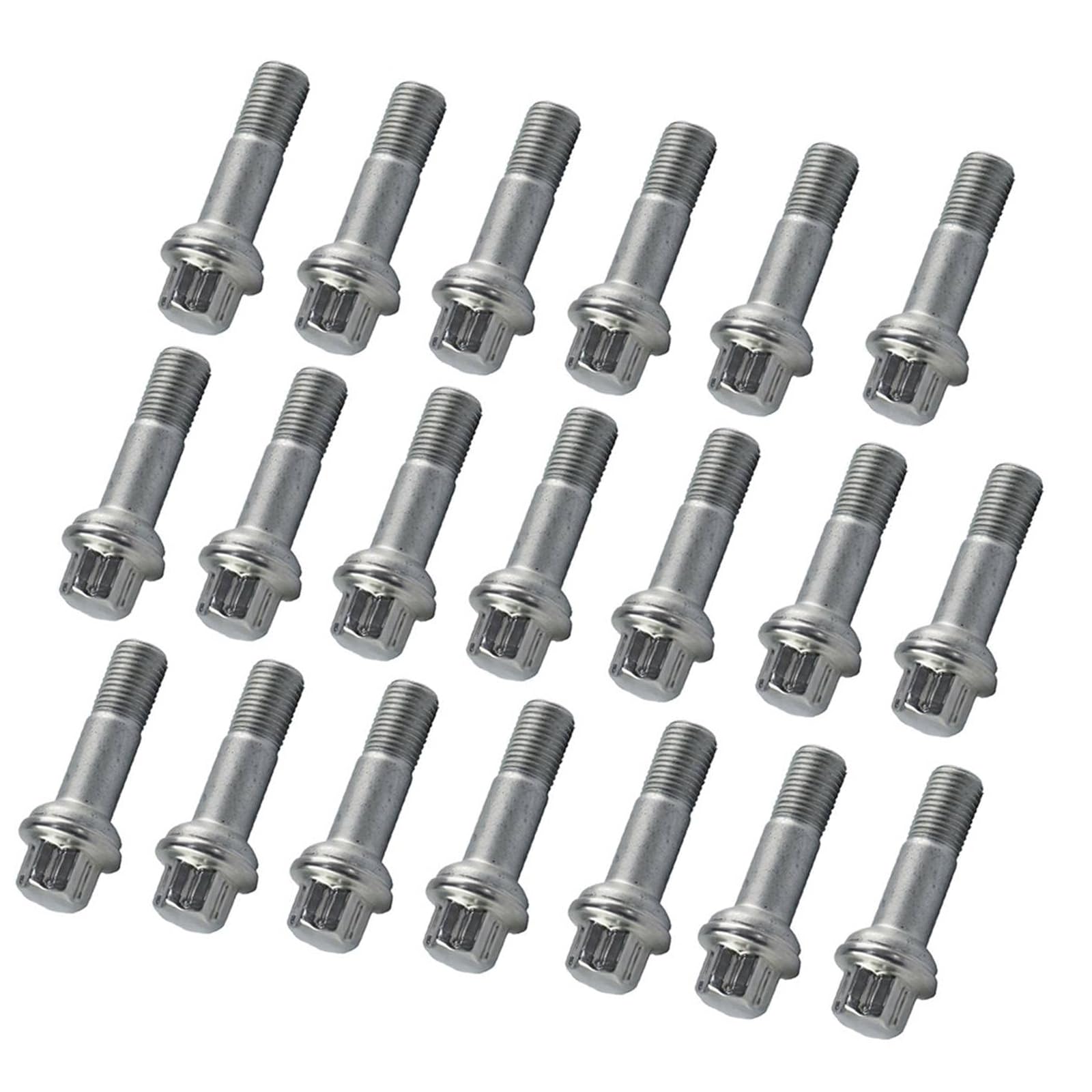 Bapmic 20x Radschrauben Radbolzen Dacromet M14 x 1,5 x 48,5 Ersatz für M-E-RCEDES-BENZ W166 C216 W221