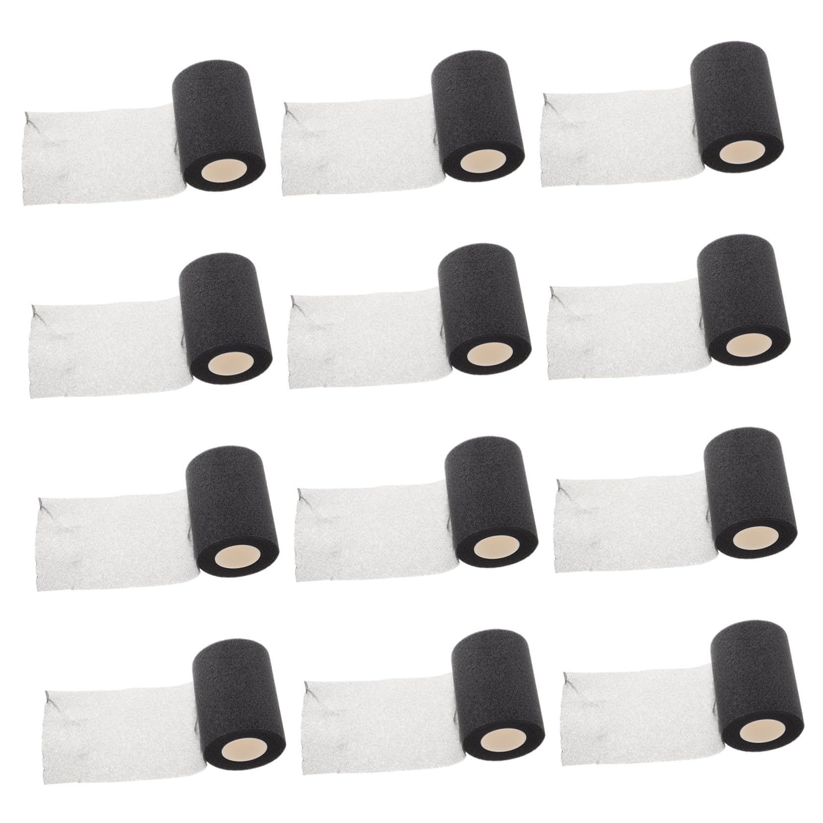 Ipetboom 12pcs Sports Foam Bandage Ankle Calf Protection Sweat Absorbing Grip Tape for Tennis Badminton Racket Accessories