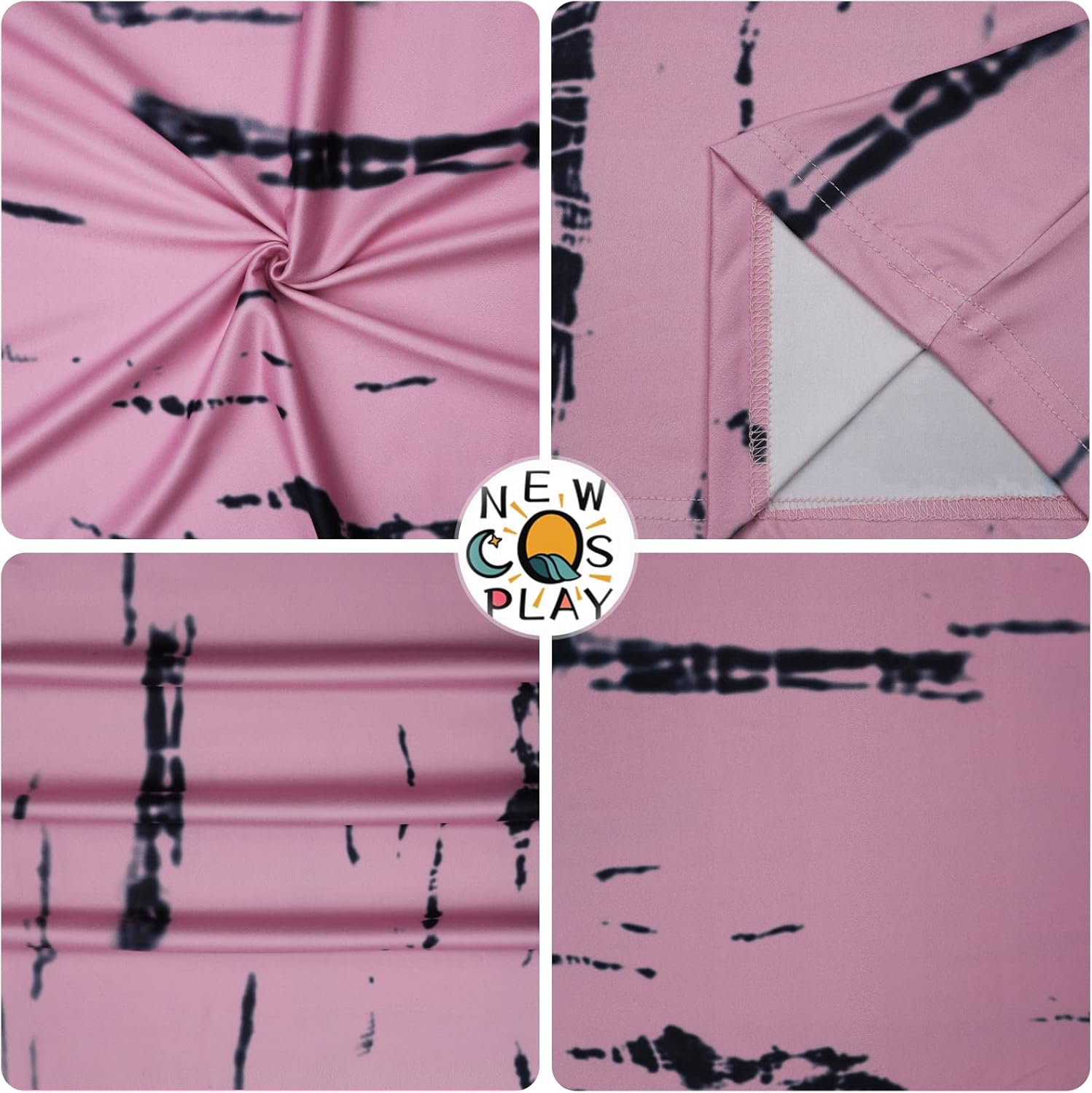 NEWCOSPLAY Women's Comfy Pajama Pants Casual Drawstring Palazzo Lounge Wide Leg Pants - Image 5