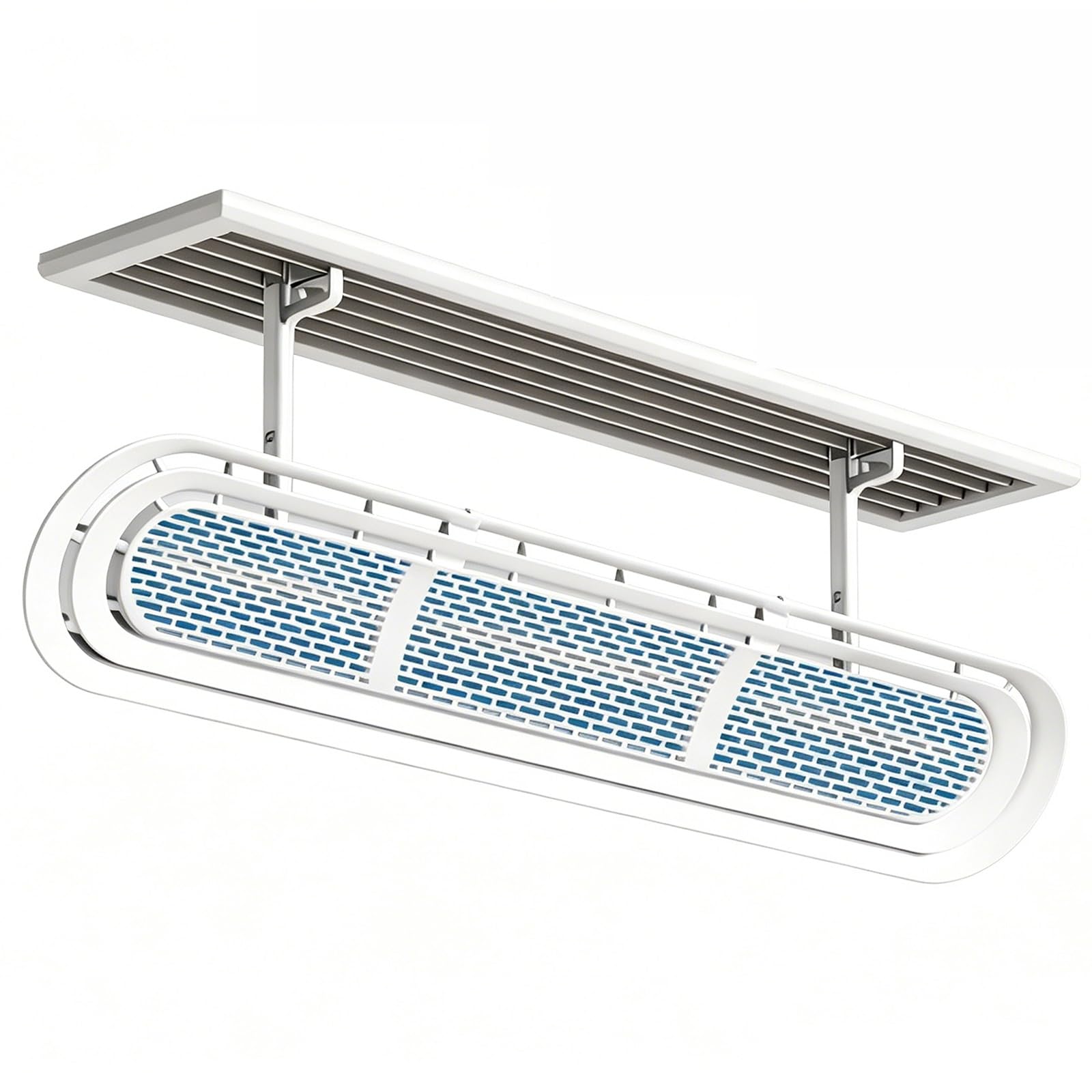 Ceiling Vent Deflector, Multi-Size Air Conditioner Windshield, Air Conditioner Vent Deflector with Filter Cotton(42cm/16.5in)