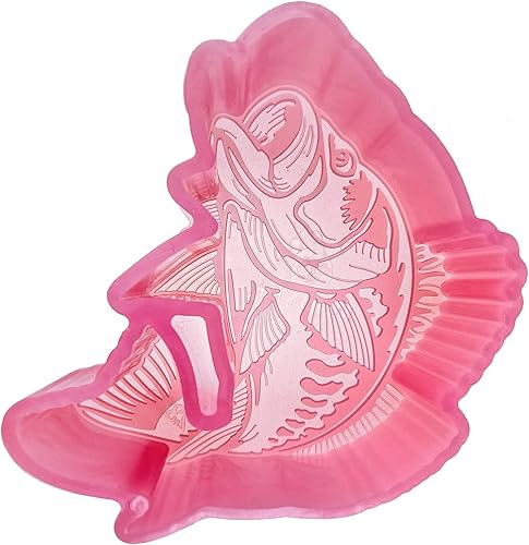 MUBYOK M42 - Molde de silicona Freshie para hornear perlas de aroma para hornear suministros de freshie de MUBYOK M42 Bass Fish