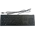 HP Z9H48AT#ABA Business Slim Wired Keyboard USB, Black