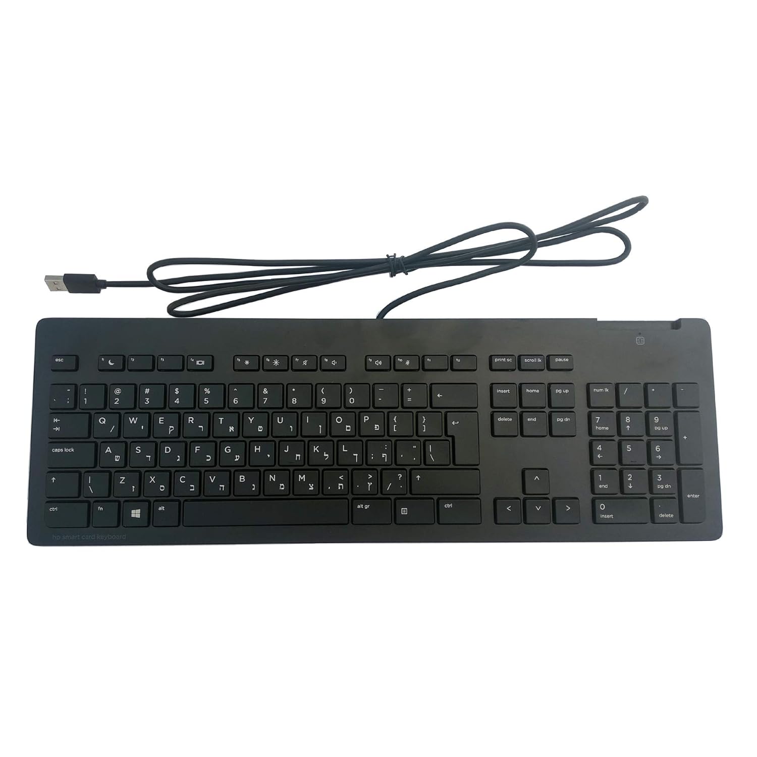 HP Z9H48AT ABA Business Slim Wired Keyboard USB Black