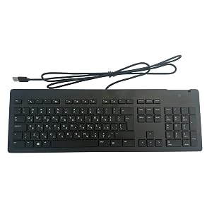 HP Z9H48AT ABA Business Slim Wired Keyboard USB Black