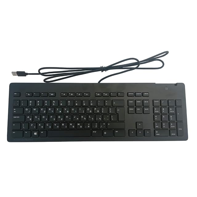 HP Z9H48AT ABA Business Slim Wired Keyboard USB Black