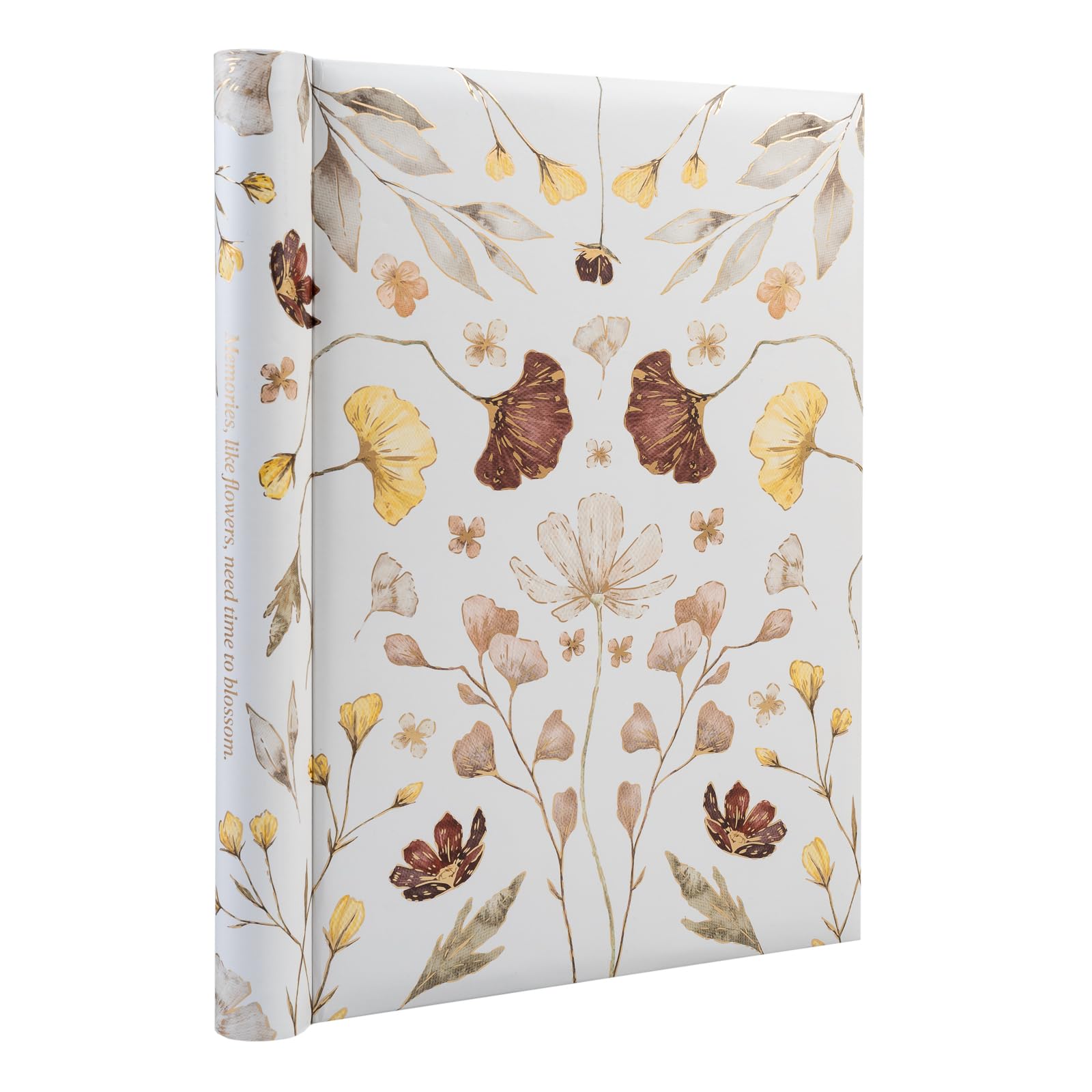 Kokonote Photo Album Self Adhesive - Jour Florale | 9x12 inches - 24x32 cm, 15 Double Sided Pages, Polaroid Photo Album, Scrapbook, Memory Book, Travel Gift Ideas