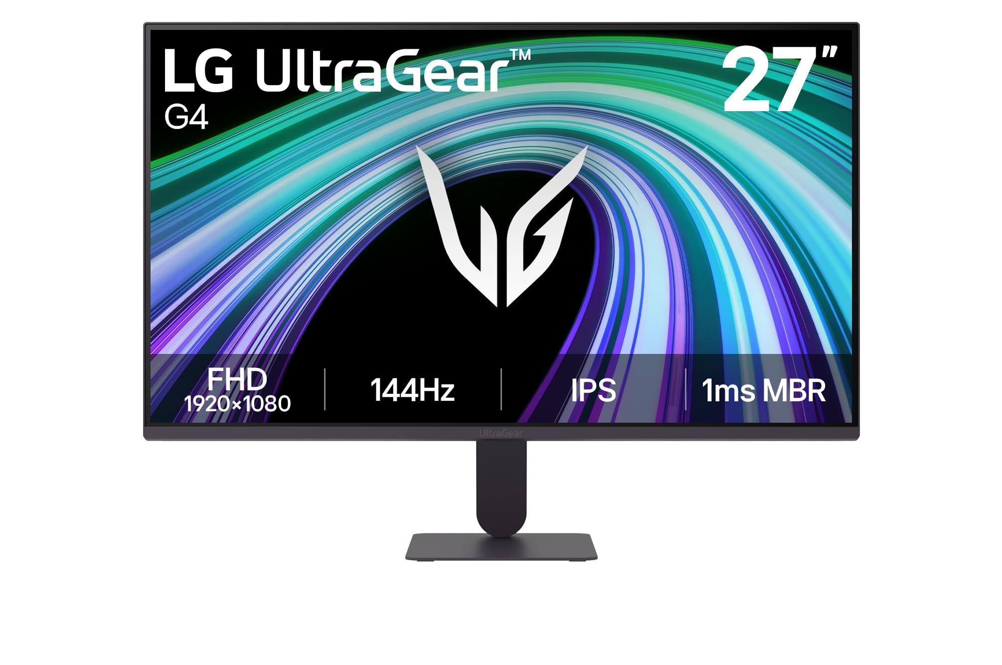 LG Moniteur Gaming Ultragear™ 27G411B-B.AEU | Série G4 (2026) | 27 Pouces | IPS 16:9 | 144Hz | 1ms (MBR) | FHD 1920x1080 | sRGB 99% | HDR10 | AMD FreeSync™ et NVIDIA G-Sync™