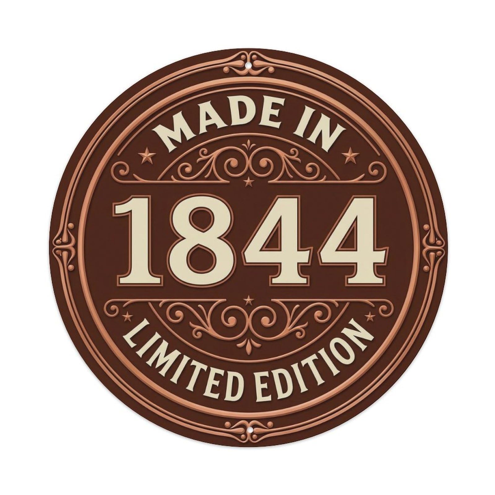 Okahys 8X8inch(20X20cm) Made In 1844 Limited Edition Metal Tin Sign