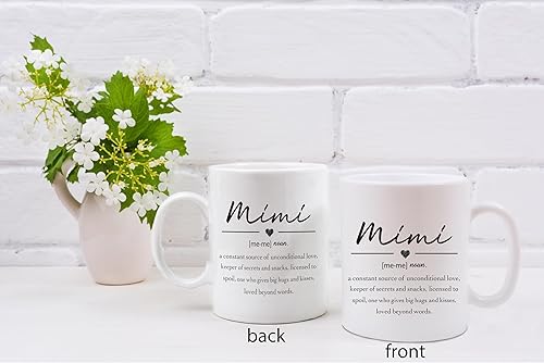 Vista 96 de QASHWEY Taza de café con definición de niñera, regalo de cumpleaños para nieta, nieta, nieto, regalo de la mejor abuela y niñera, taza de cerámica