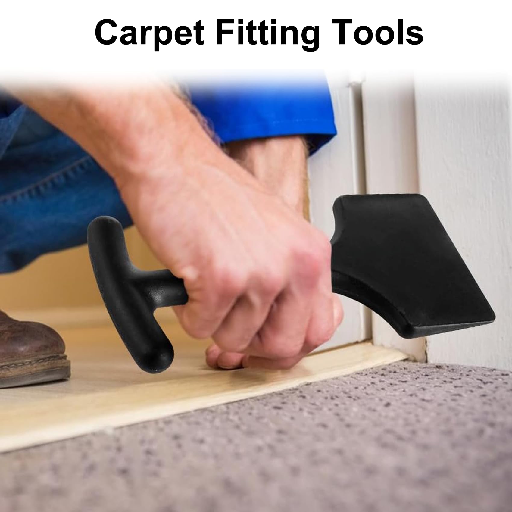 HAFRILY Carpet Fitting Tools Bolster Chisel Floor Welding Tool Plastic Carpet Bolster Nylon Flanged Floor Welding Carpet Fitting Kit - Image 3
