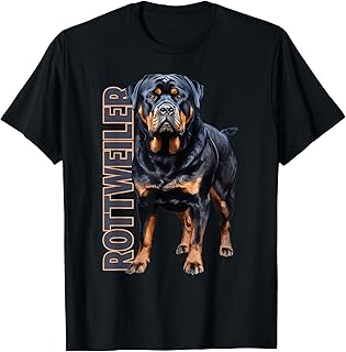 Rottweiler Watercolor T-Shirt
