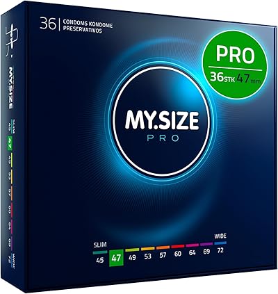 MY.SIZE PRO Kondom Größe 1, 47 mm, 36 Stück