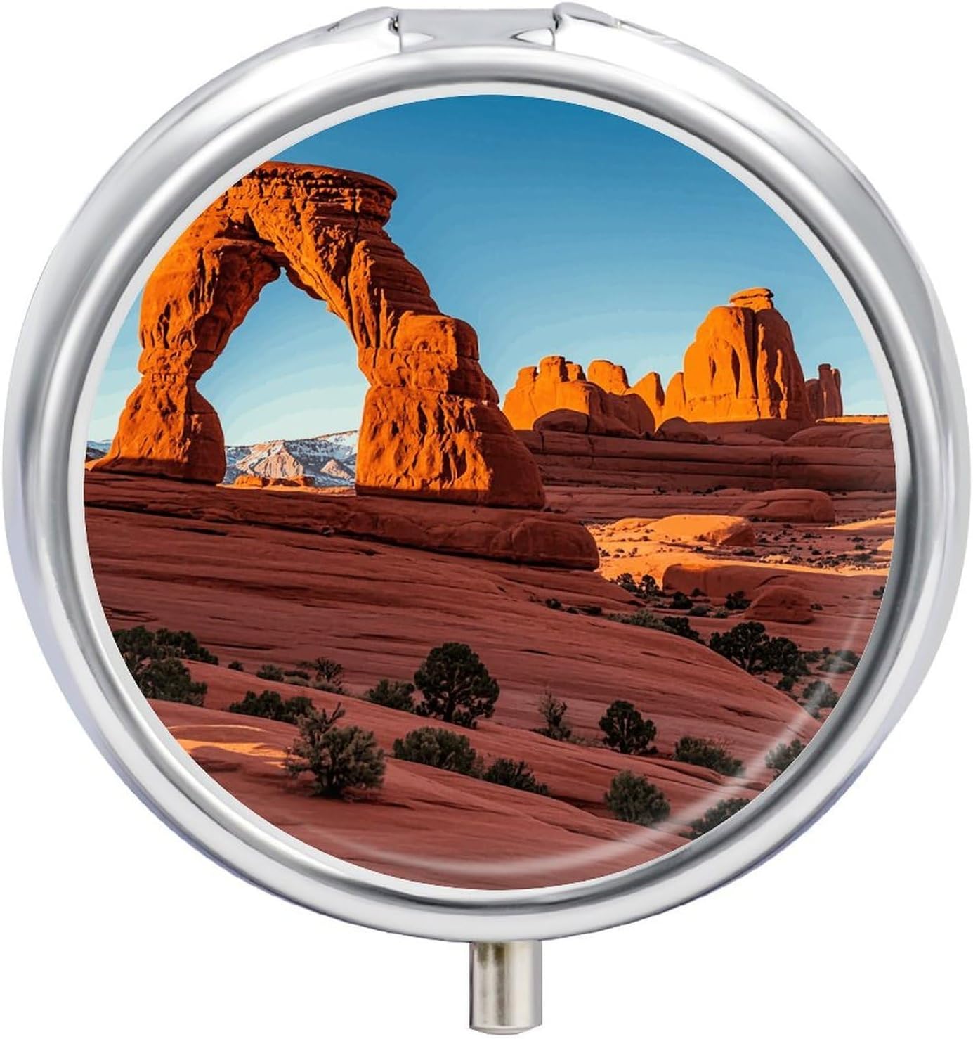 Arches National Park-Standard Pill Case 3 Compartment Travel Pill Box