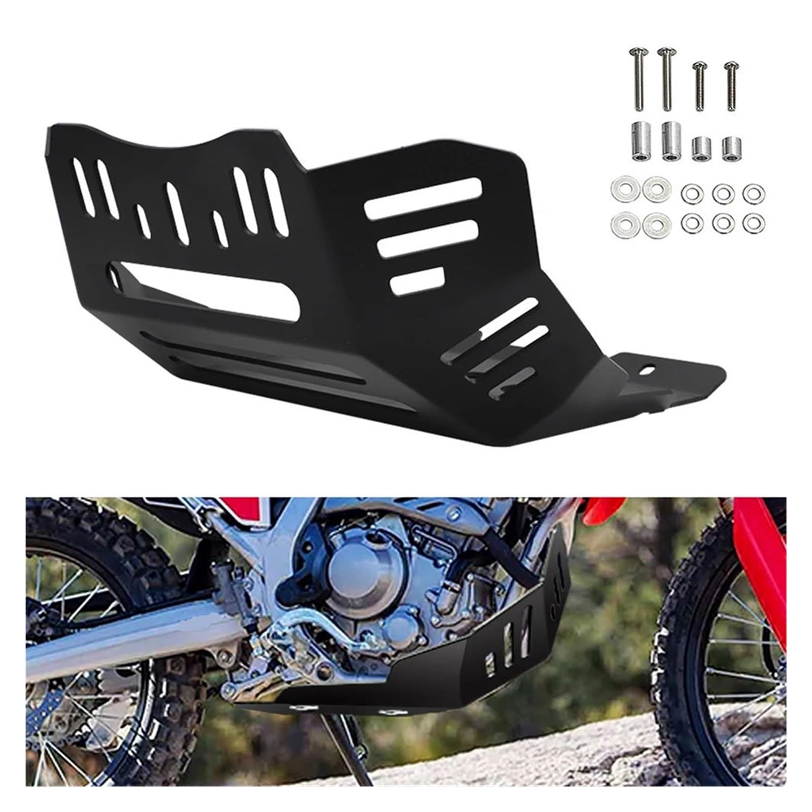 Paracoppa motore moto Moto Sotto Copertura Di Protezione Del Motore Piastra Paramotore Protezioni Telaio Accessori Parti Per CRF300L CRF 300L