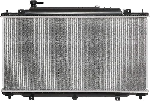 Miniatura 16 de DNA Motoring OEM-RA-13100 Radiador de núcleo de aluminio estilo OE compatible con Mazda 3 2.0 2.3 2.5 AT/MT, 26-7/16 pulgadas de ancho x 14-5/16