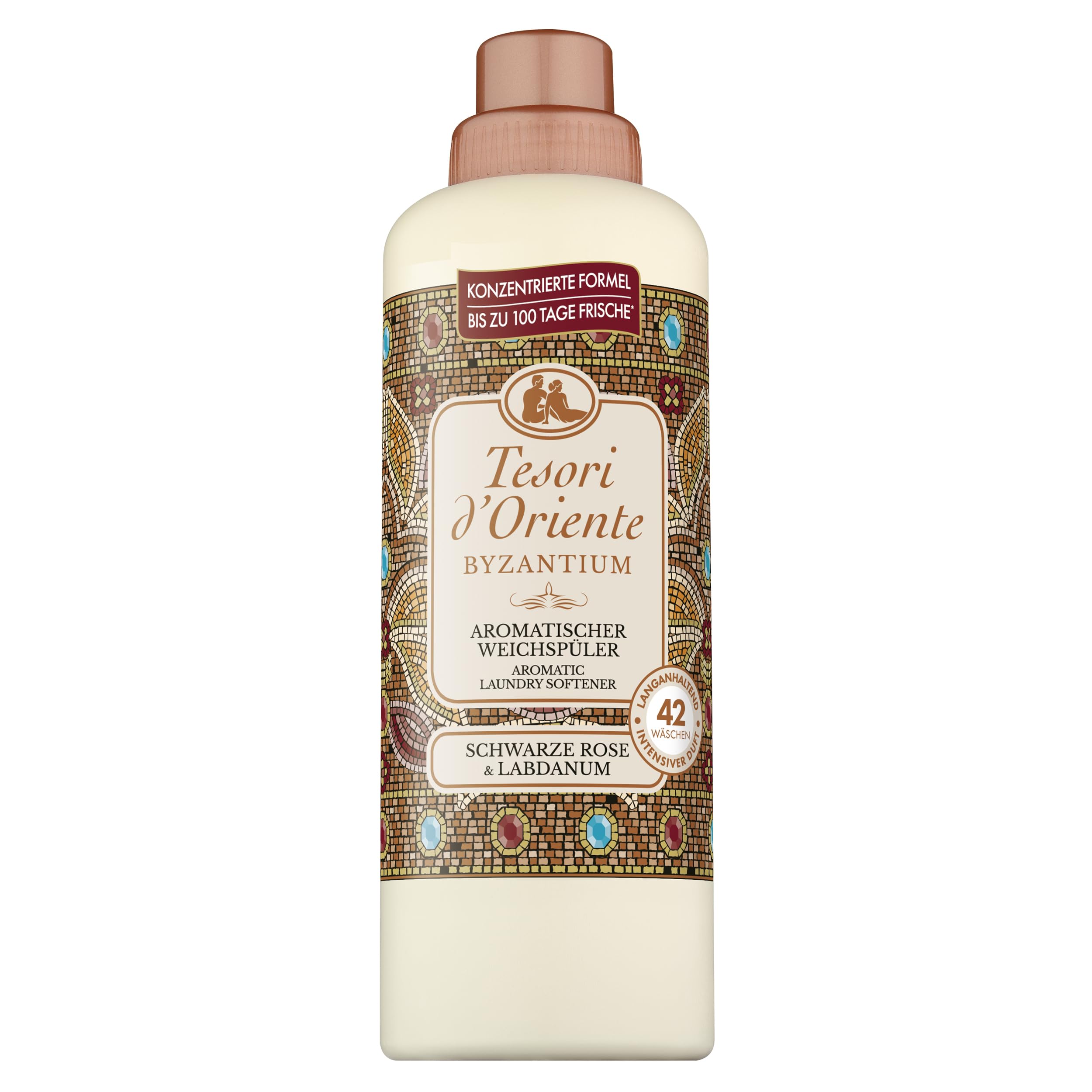 Tesori d'Oriente Weichspüler Byzantium | Schwarze Rose & Labdanum | 760 ml