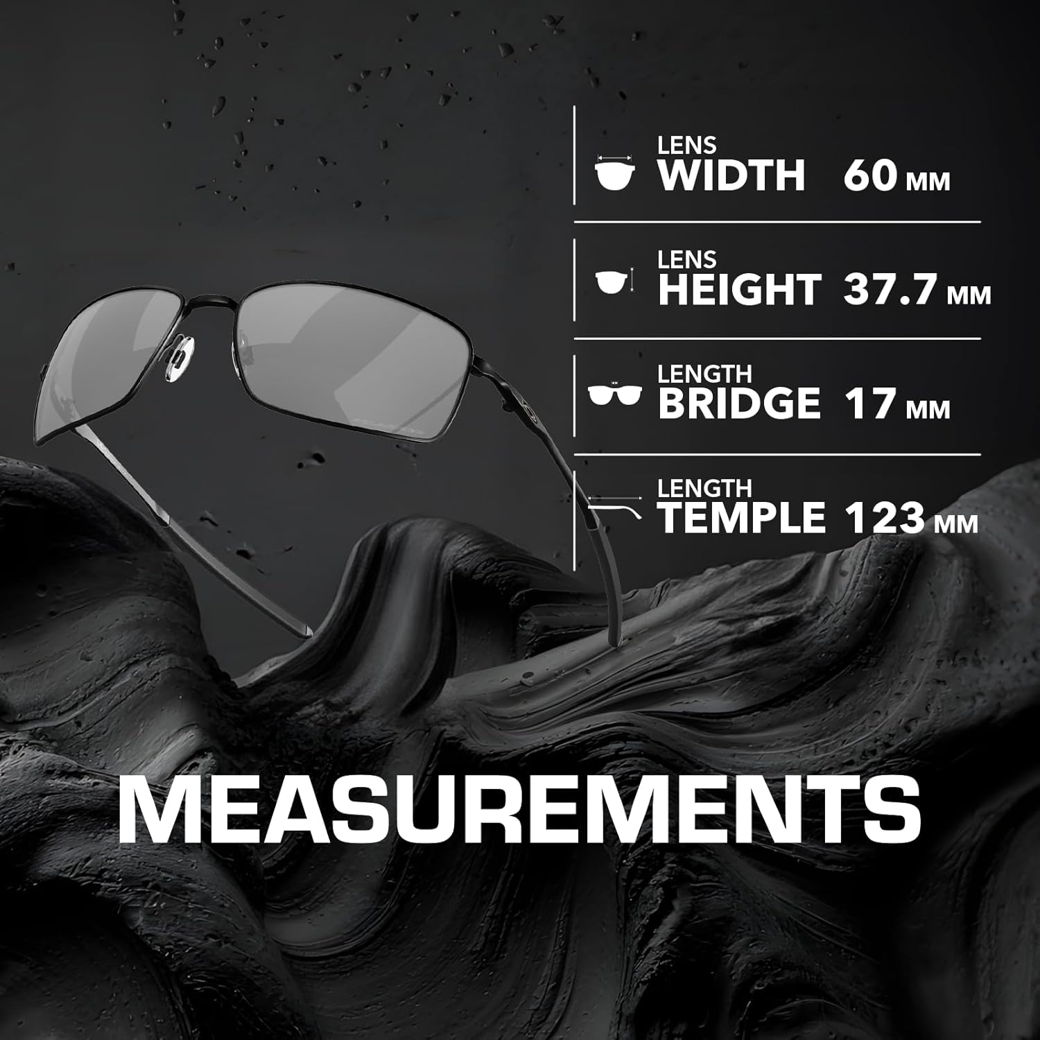 Oakley SQUARE WIRE OO4075 Rectangle Shape Sunglasses With Official Eyewear Kit