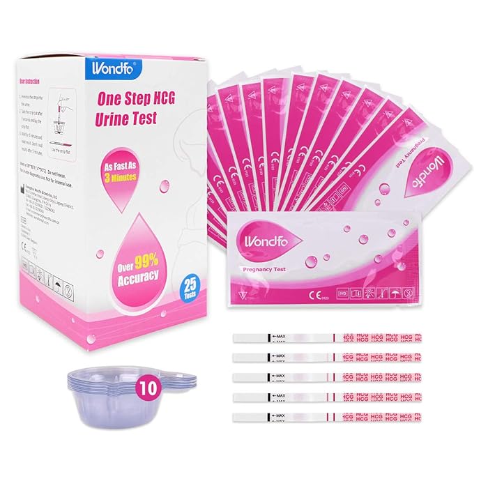 Buy Wondfo Pregnancy Test 25 Strips Early Detection Pregnancy Tests 10