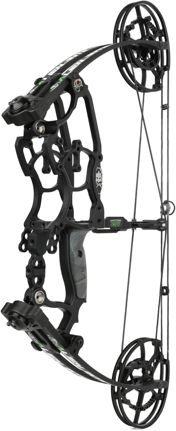 Dual-Use Compound Bow, 30–70 lbs, 340 fps, Aluminum Archery Steel Ball Bow, Left- and Right-Hand Adjustable Draw Weight, Hunting and Survival Bow Kit for Adults