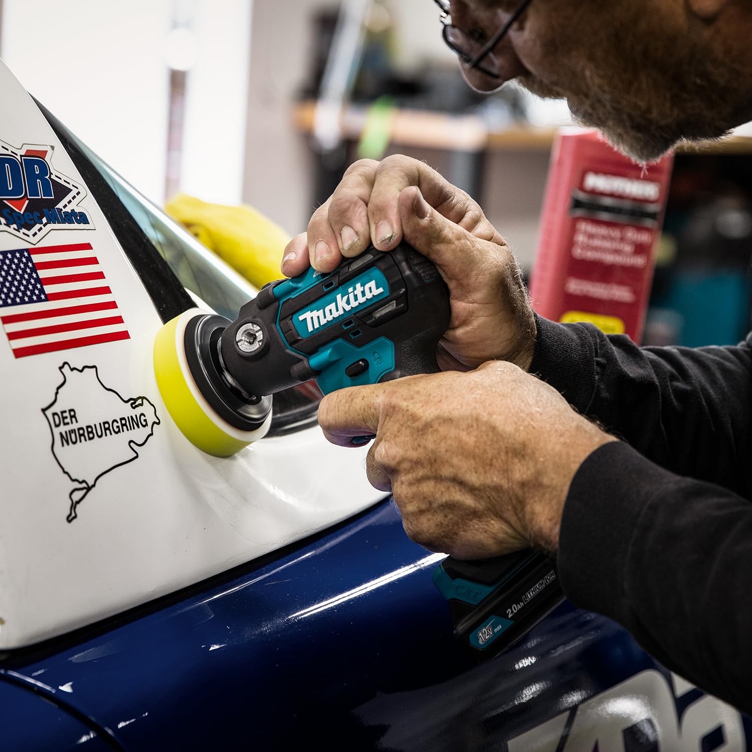 Makita PV301DZ Akku-Schleifer und -Polierer 12V max. (ohne Akku, ohne Ladegerät)