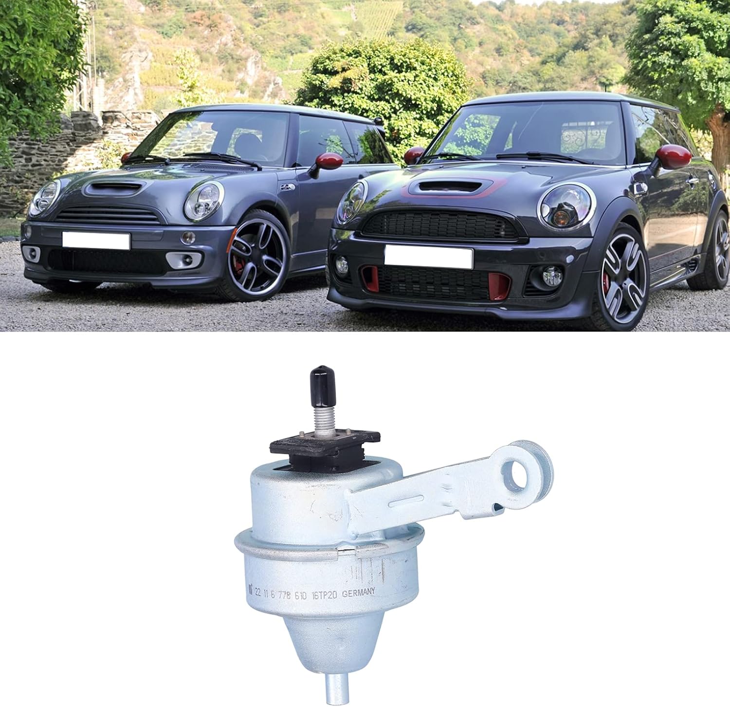 Yosoo Aluminum Alloy Engine Motor Mount 22116778610 for R50 R52 R53