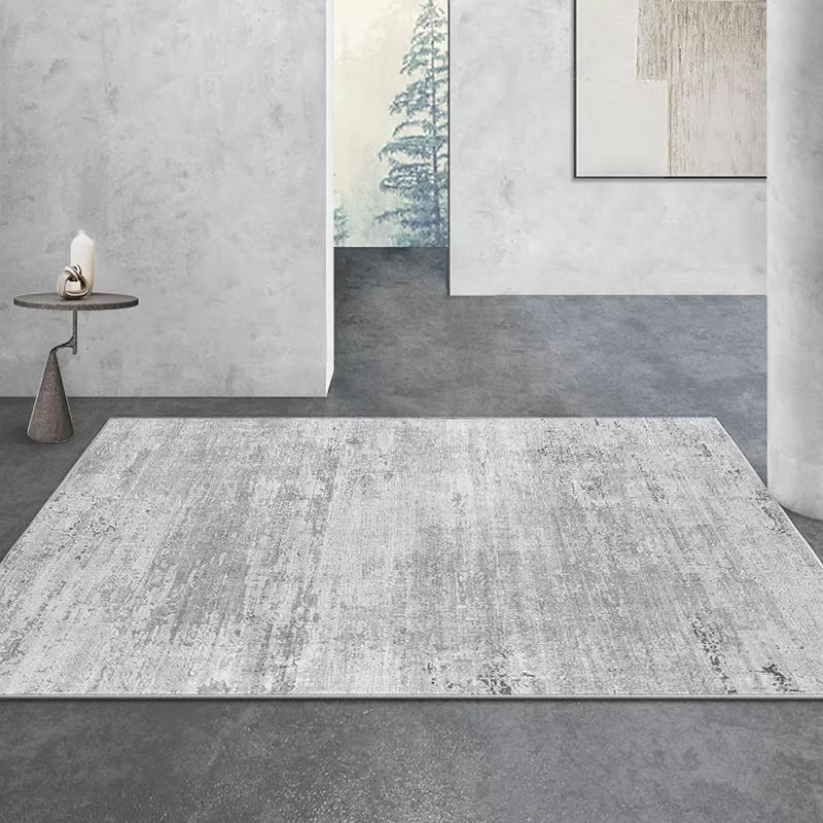 Tapis abstrait lavable pour éviter les glissades dans le salon