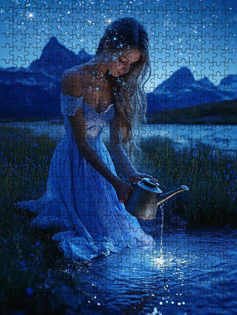 Puzzle 1000 Pezzi Stella Donna 3D Puzzle per Adulti Impegnativo, Educa Puzzles Artistico, Divertente E Stimolante Puzzles Decorativo per La Famiglia, Regalo e Decorazione Pareti BXHZW6-970