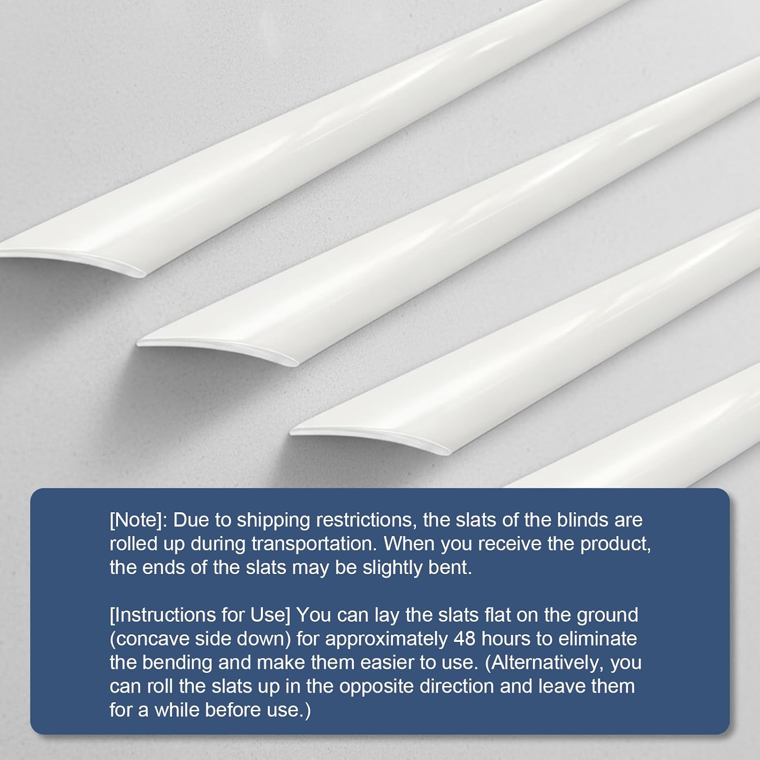 5 Pack 82.5" x 3.5" PVC Vertical Blind Replacement Slats, Blind Replacement Slats for Sliding Glass Doors, Window, Curved Smooth
