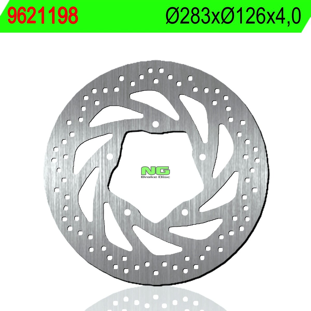 NG - 9621198 : Disco De Freno 1198 Ø282 X Ø106 X 4