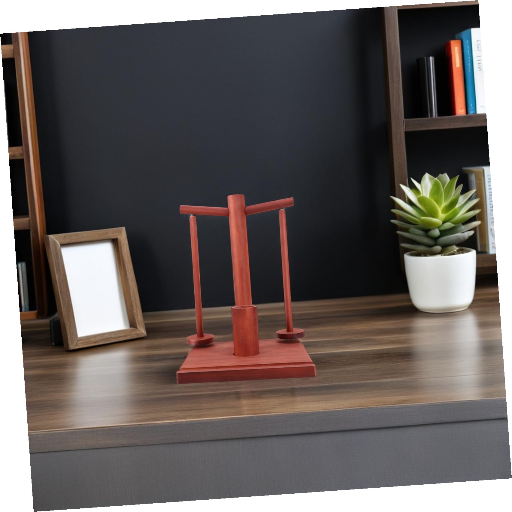 Garnhalter mit 2 Spindeln Rotierender Garnorganizer zum Häkeln und Stricken Multifunktionaler Garnständer für Handarbeitszubehör und Heimwerkerprojekte