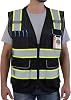 Neopelta Reflective Safety Vest Orange Mesh, High Visibility Vest with Pockets and Zipper, Padded Neck, Construction Work Vest ANSI Class 2, Orange with Yellow Trim L