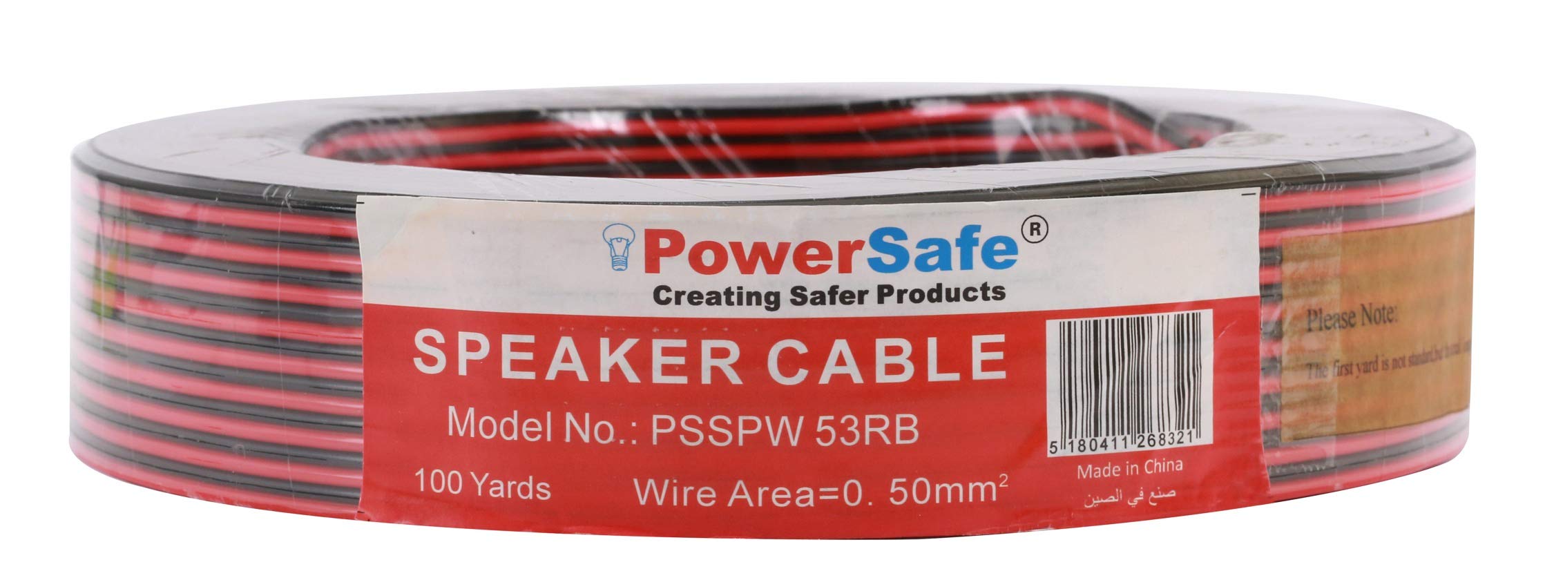 speaker cable, Red/Black, 100 yards