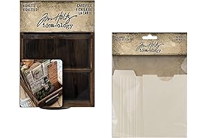 Tim Holtz Idea-Ology 2022 Vignette Card File and File Cards [Bundle of 2 Items]