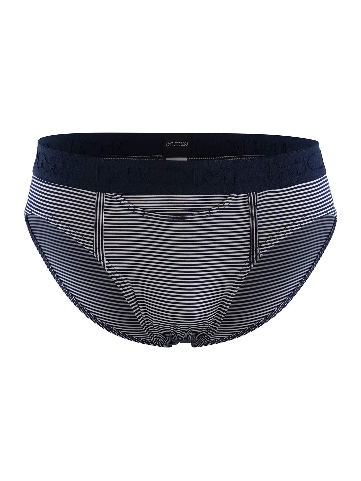 HOM, Mens, Simon HO1 Briefs, Navy Blue And White Stripes, M