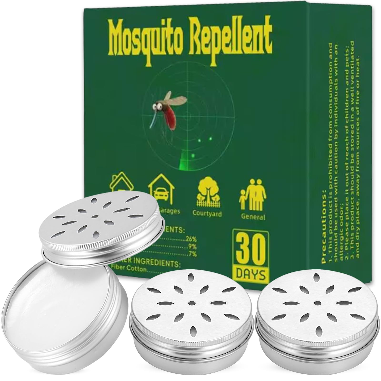 3PCS Mosquit Repellent Indoor Outdoor Control, Mosquito Repellent Outdoor Patio, Mosquito Control for Yard, Anti Mosquito Bits Better Choise to Fly Trap Flying Trap