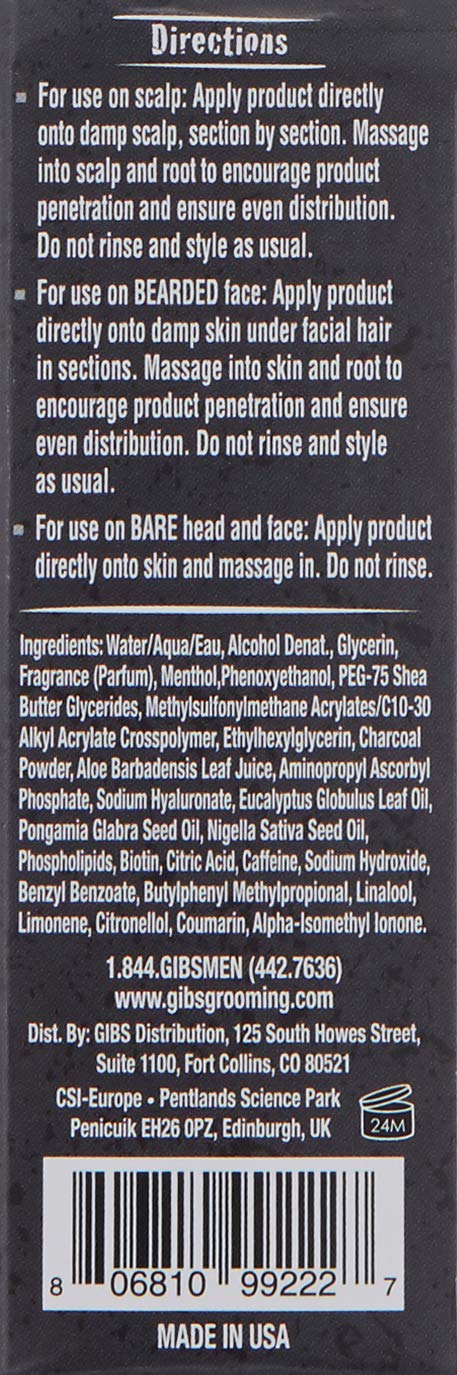 GIBS Grooming Bionik Energizing Scalp & Skin Serum, 1 Fl Oz