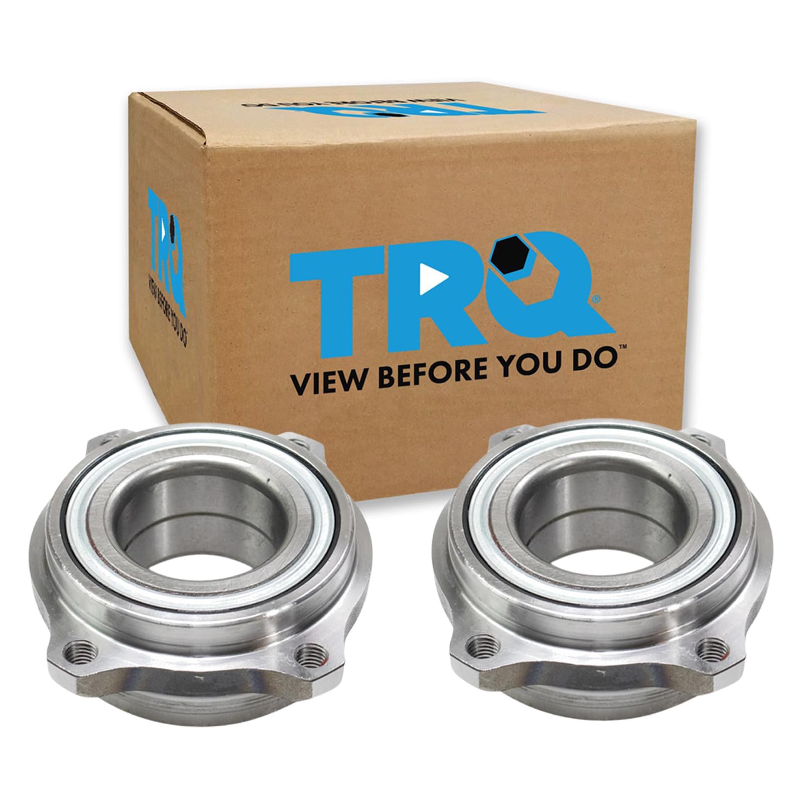 TRQ Rear Left and Right Wheel Hub Bearing Module Assembly Set 2 Piece