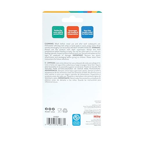 Miniatura 5 de Nuby Cucharas de inmersión y cucharada, 2 unidades, niña