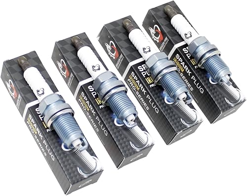 Miniatura 2 de DRAGON FIRE PERFORMANCE IRIDIUM Bujías compatibles con Honda Acura Accord CR-V CSX Civic Element MDX RL RSX TL TSX 2.0L 2.4L 3.0L Reemplaza 6994