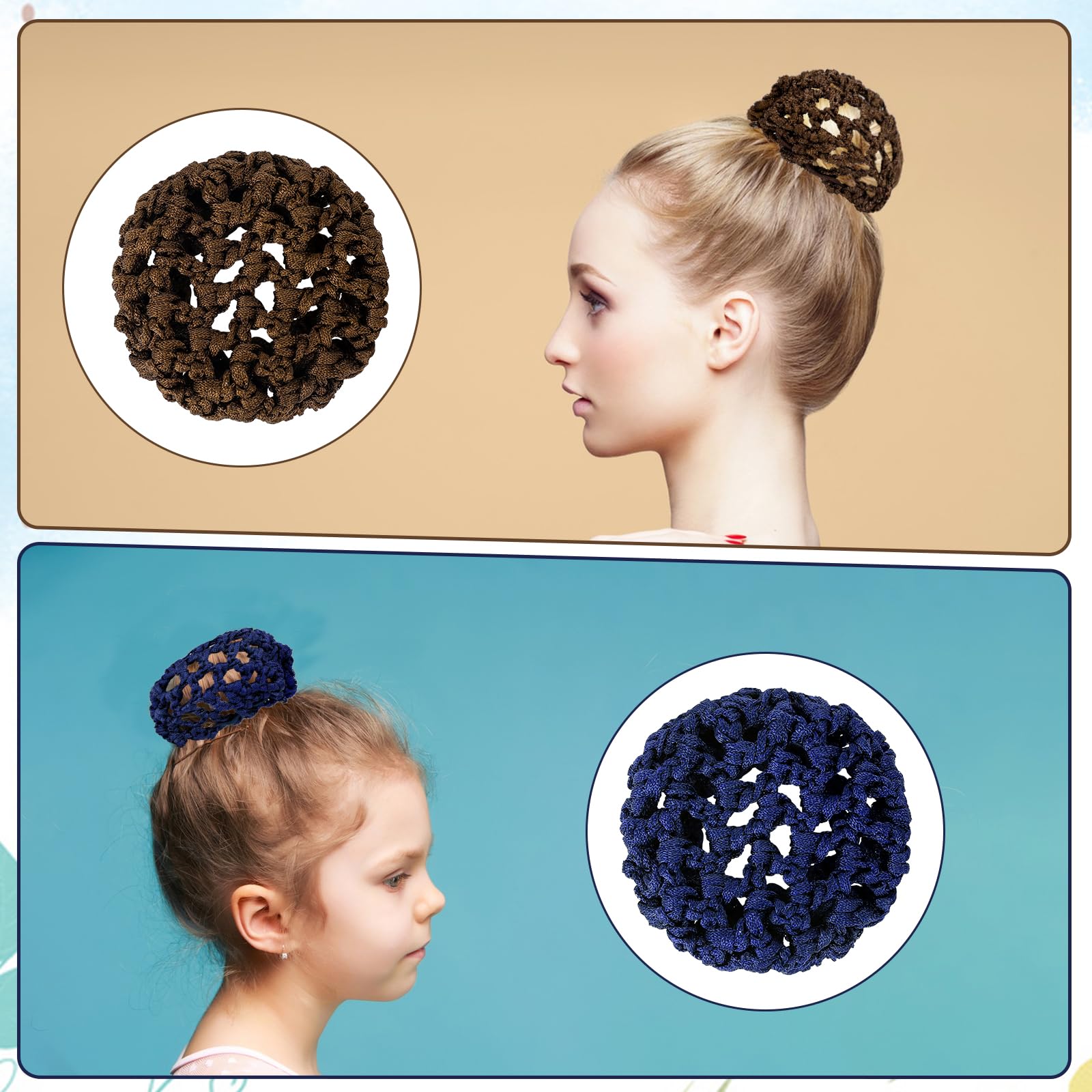 Rete Dutt rete per capelli bun balletto capelli aiuto acconciatura