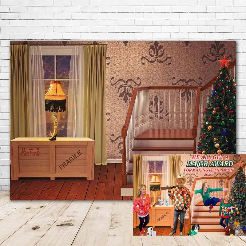 A Christmas Story Ralphie 7x5ft Vinyl Banner for Baby Xmas Photoshoot