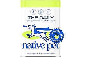 Native Pet The Daily Dog Supplement: 11-in-1 Super Multivitamin for Canine Health