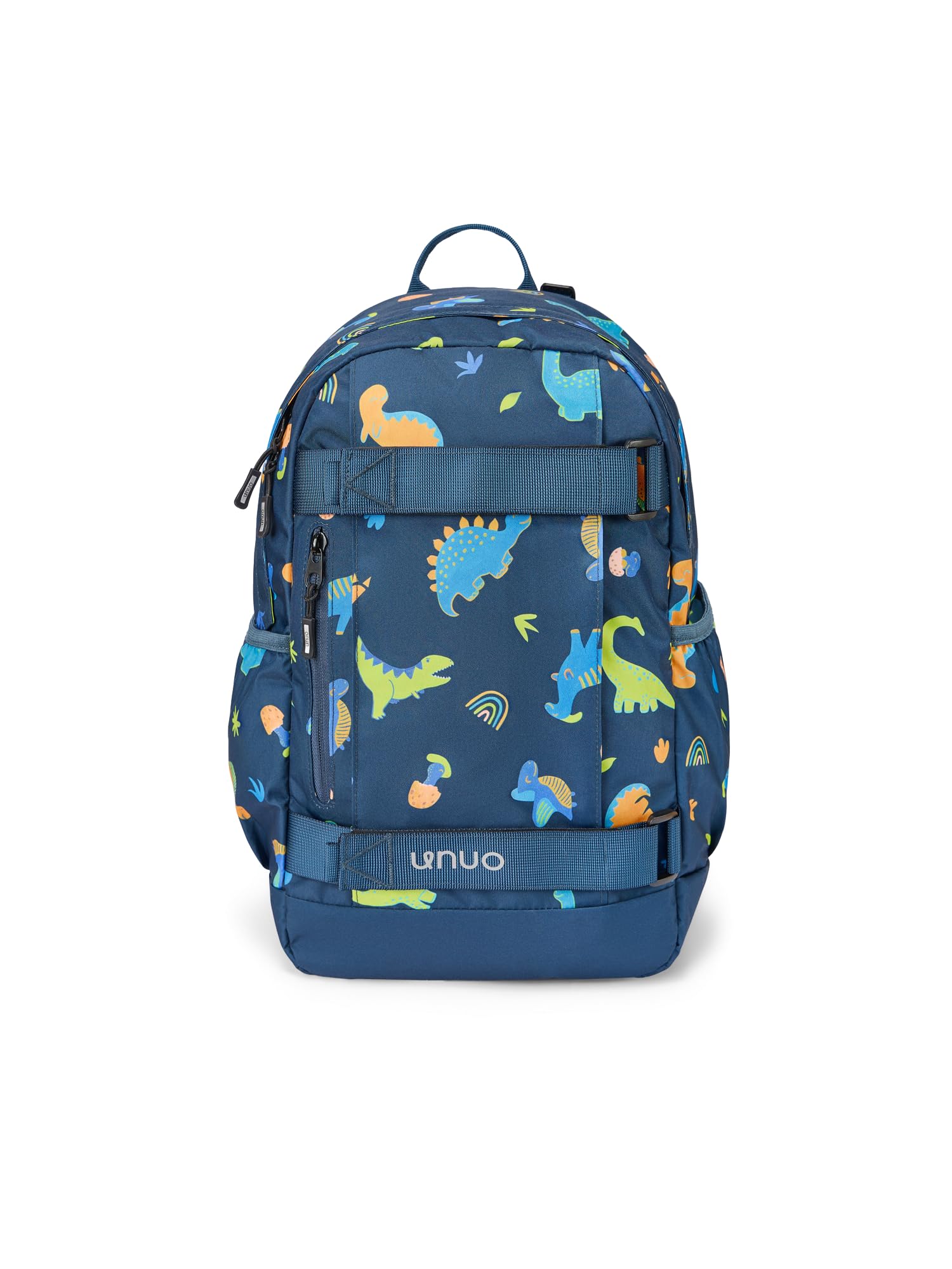 Run Kinderrucksack 16L, Leichter Outdoor Rucksack für Jungen und Mädchen ab 6 Jahre, Ergonomischer Wanderrucksack für die Schule, Khaki Dinosaurier
